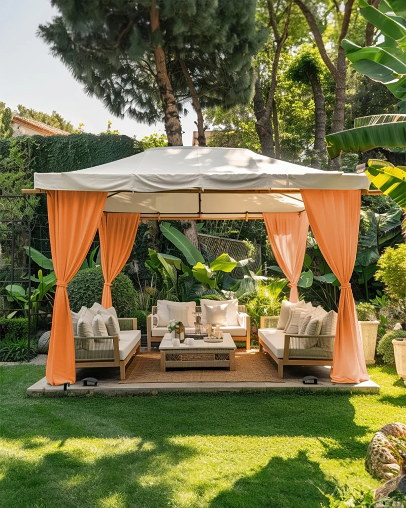 FadeShield™ Canvas Waterproof Lightweight Custom Outdoor Curtain