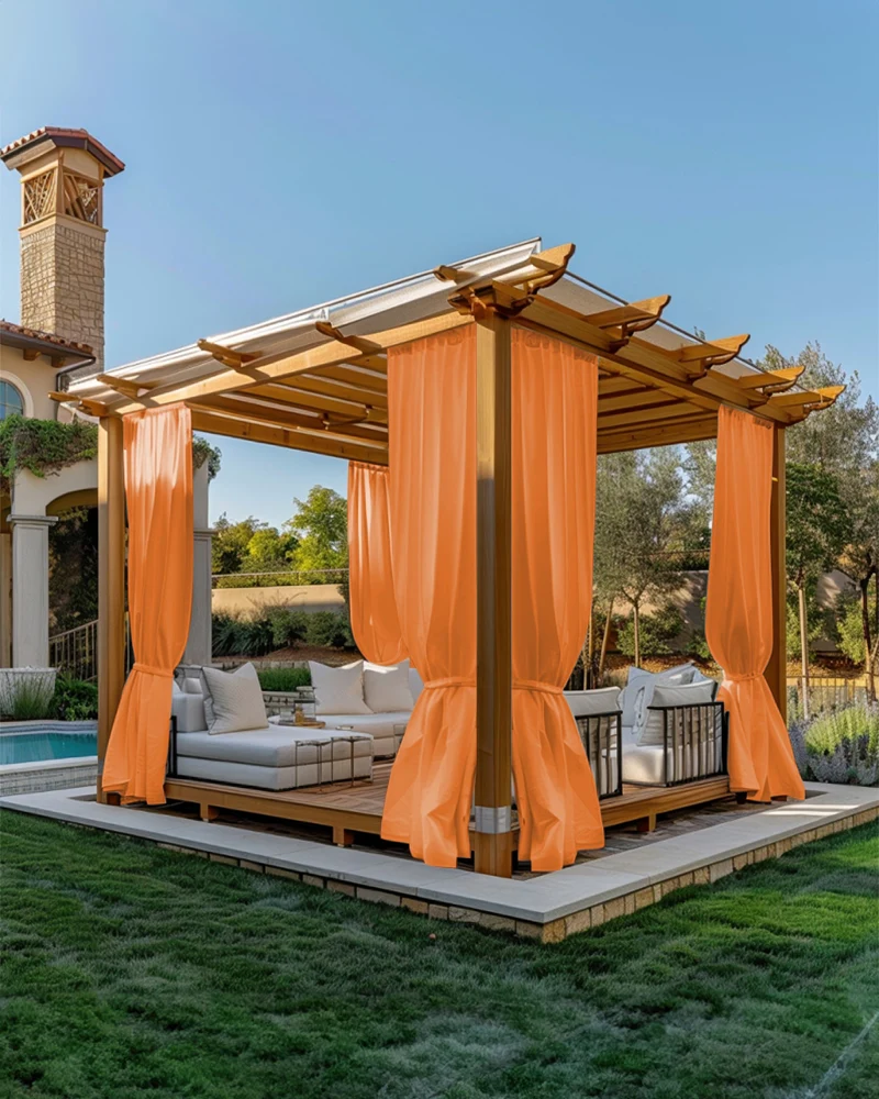 FadeShield™ Canvas Waterproof Lightweight Custom Outdoor Curtain