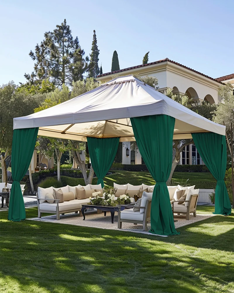 FadeShield™ Canvas Waterproof Lightweight Custom Outdoor Curtain