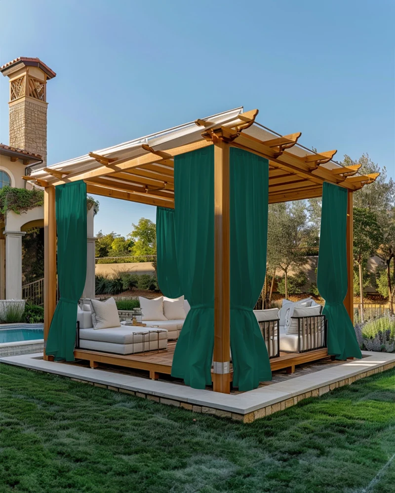 FadeShield™ Canvas Waterproof Lightweight Custom Outdoor Curtain