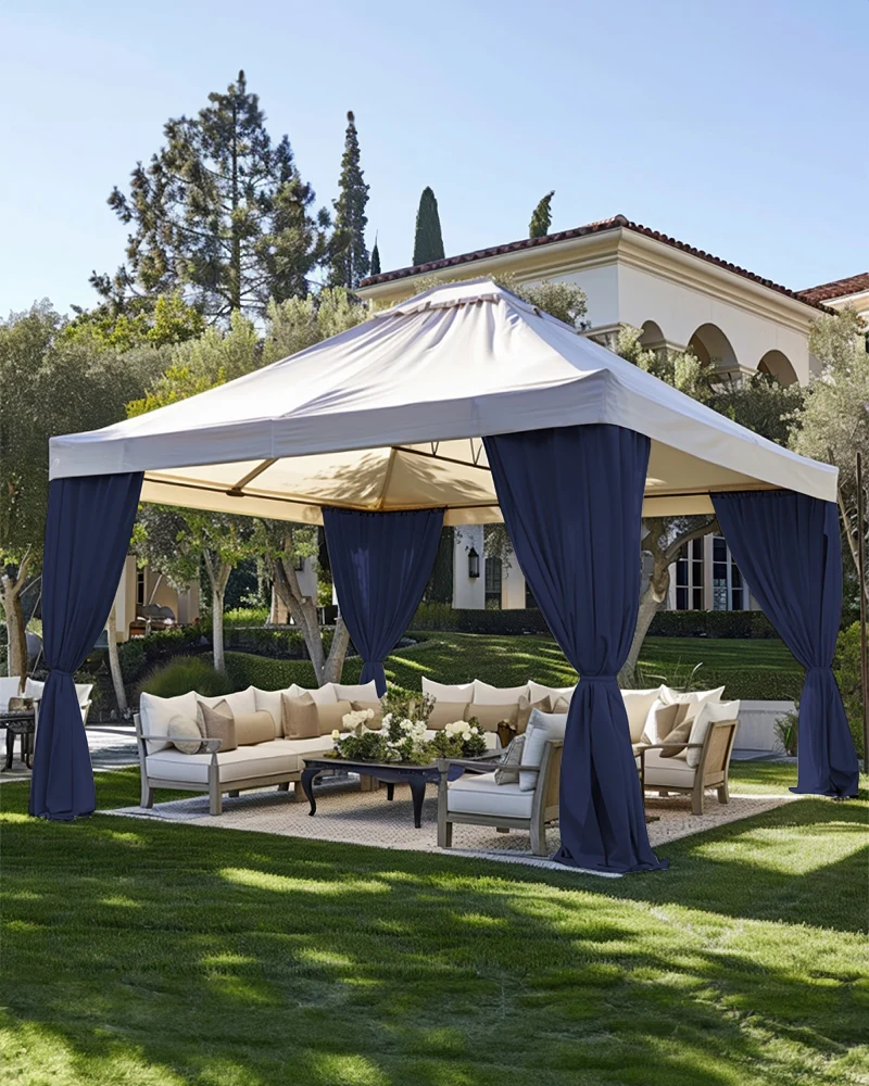 FadeShield™ Canvas Waterproof Lightweight Custom Outdoor Curtain