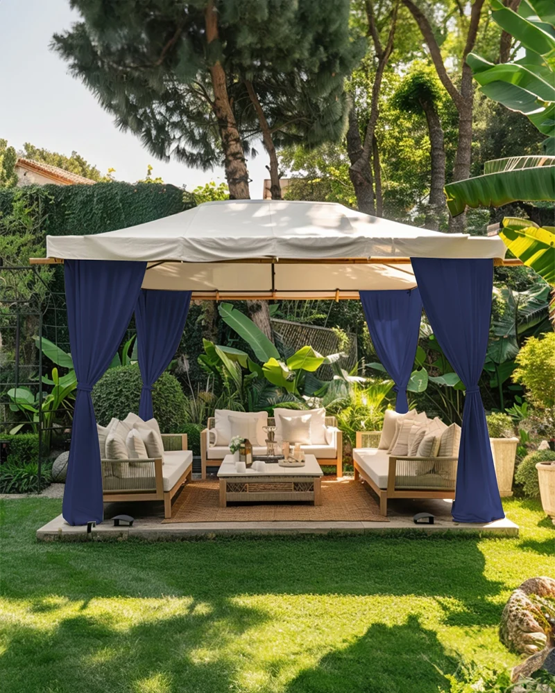 FadeShield™ Canvas Waterproof Lightweight Custom Outdoor Curtain