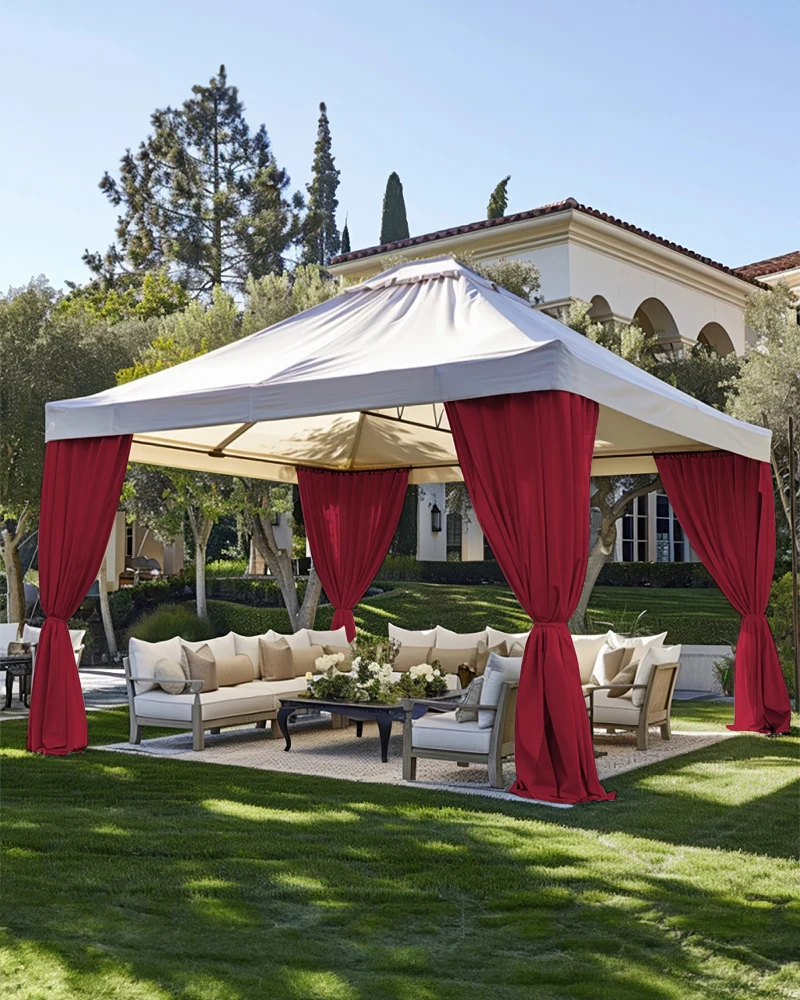 FadeShield™ Canvas Waterproof Lightweight Custom Outdoor Curtain