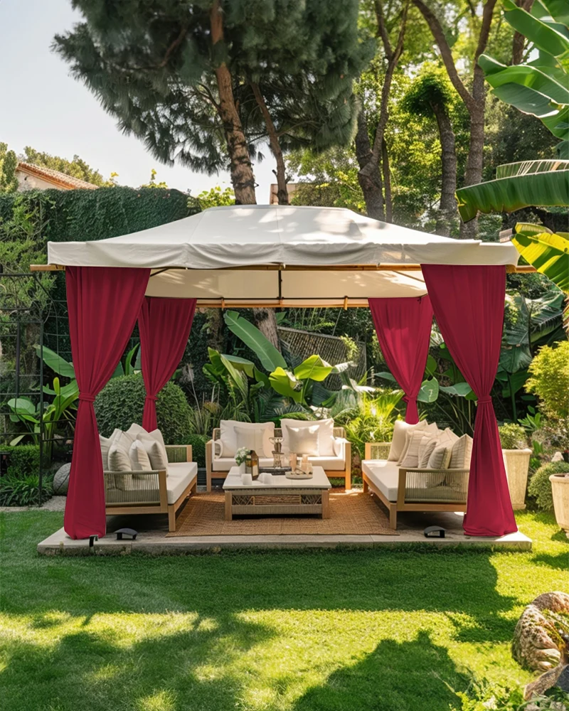 FadeShield™ Canvas Waterproof Lightweight Custom Outdoor Curtain