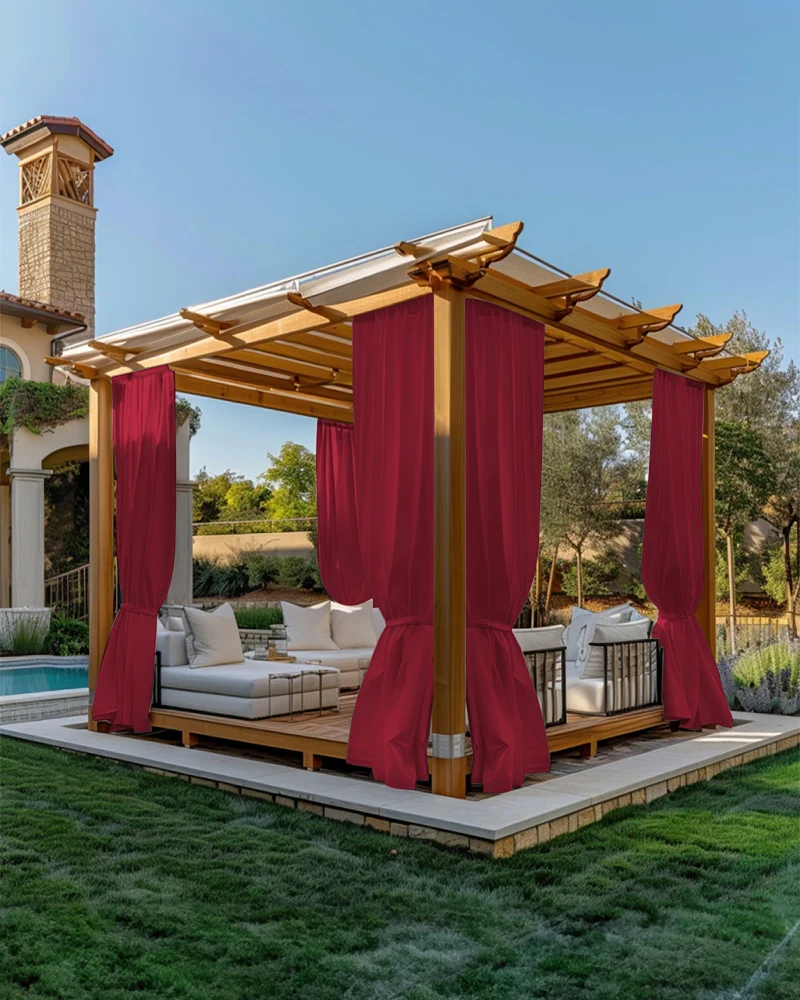 FadeShield™ Canvas Waterproof Lightweight Custom Outdoor Curtain