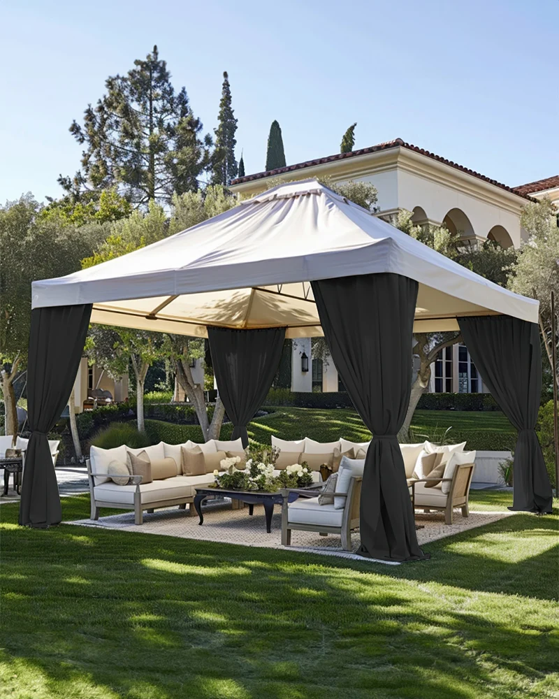 FadeShield™ Canvas Waterproof Lightweight Custom Outdoor Curtain