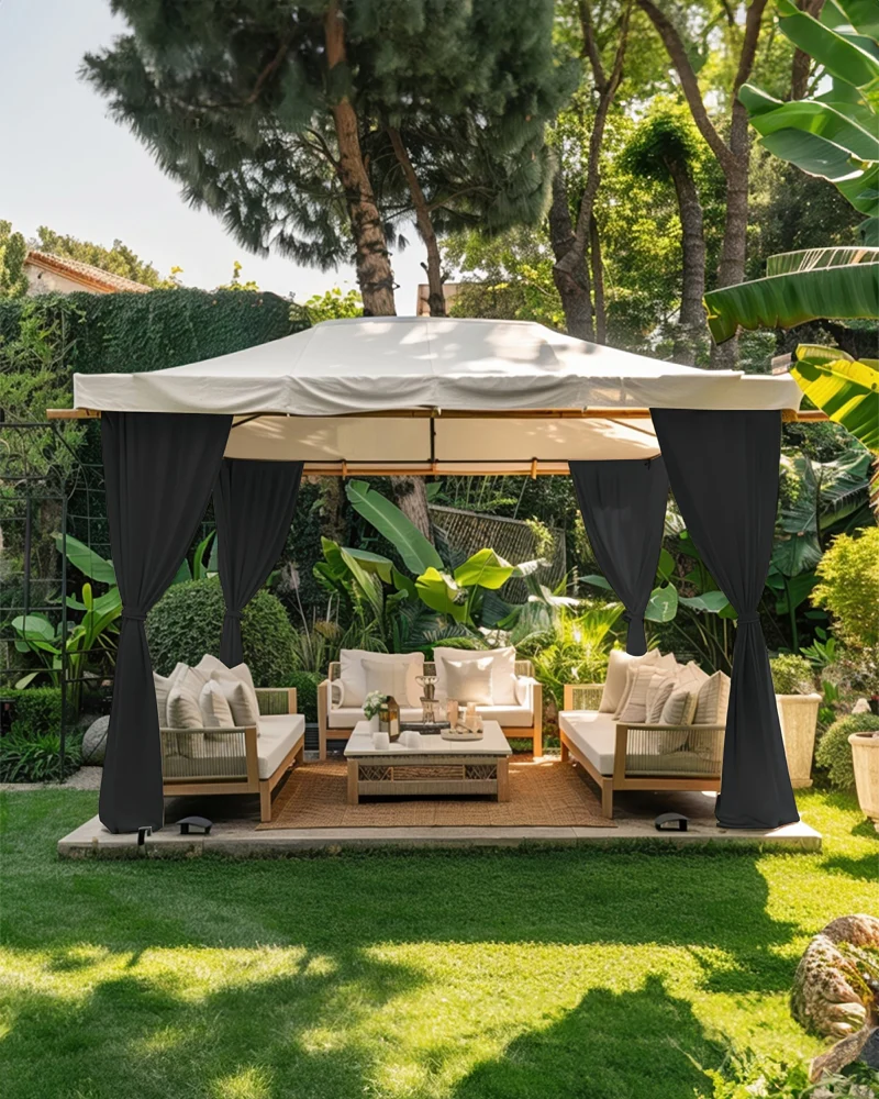 FadeShield™ Canvas Waterproof Lightweight Custom Outdoor Curtain