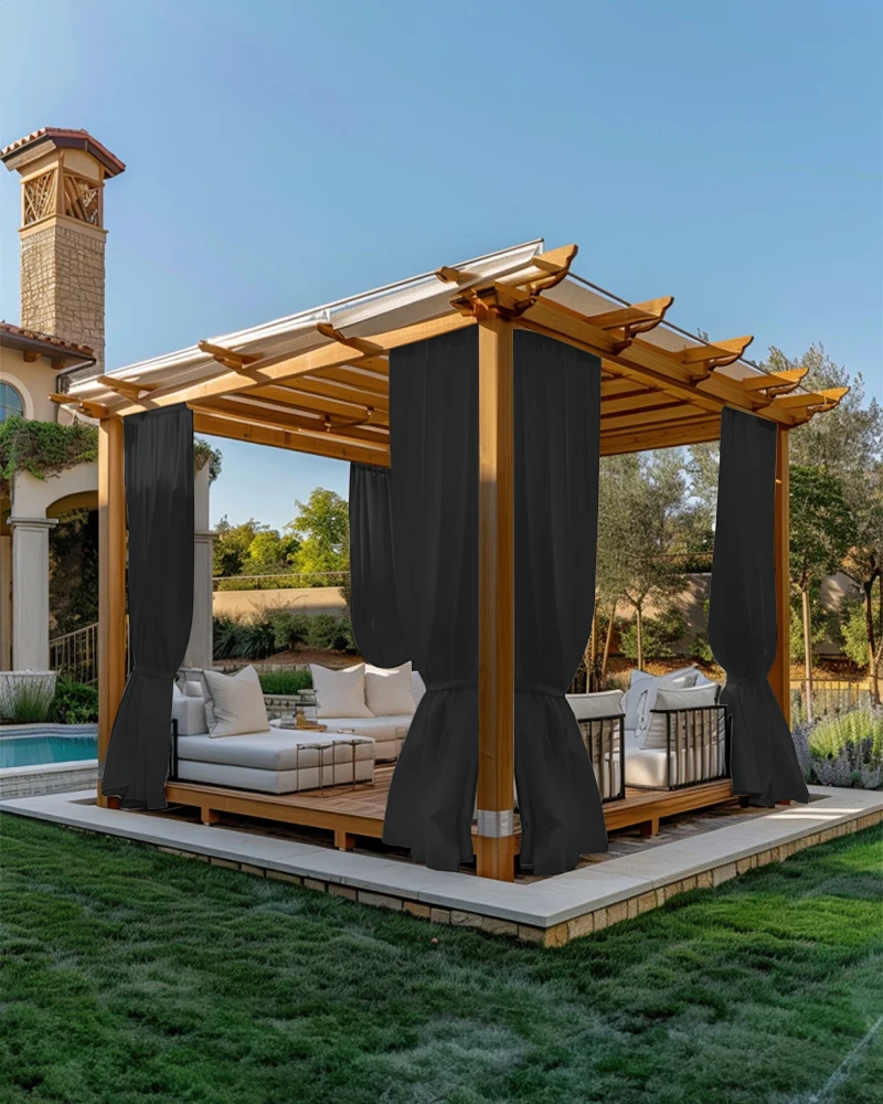 FadeShield™ Canvas Waterproof Lightweight Custom Outdoor Curtain
