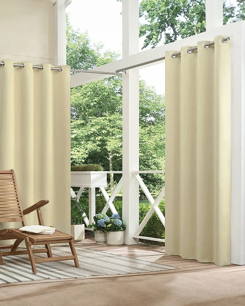 FadeShield™ Canvas Waterproof Lightweight Custom Outdoor Curtain