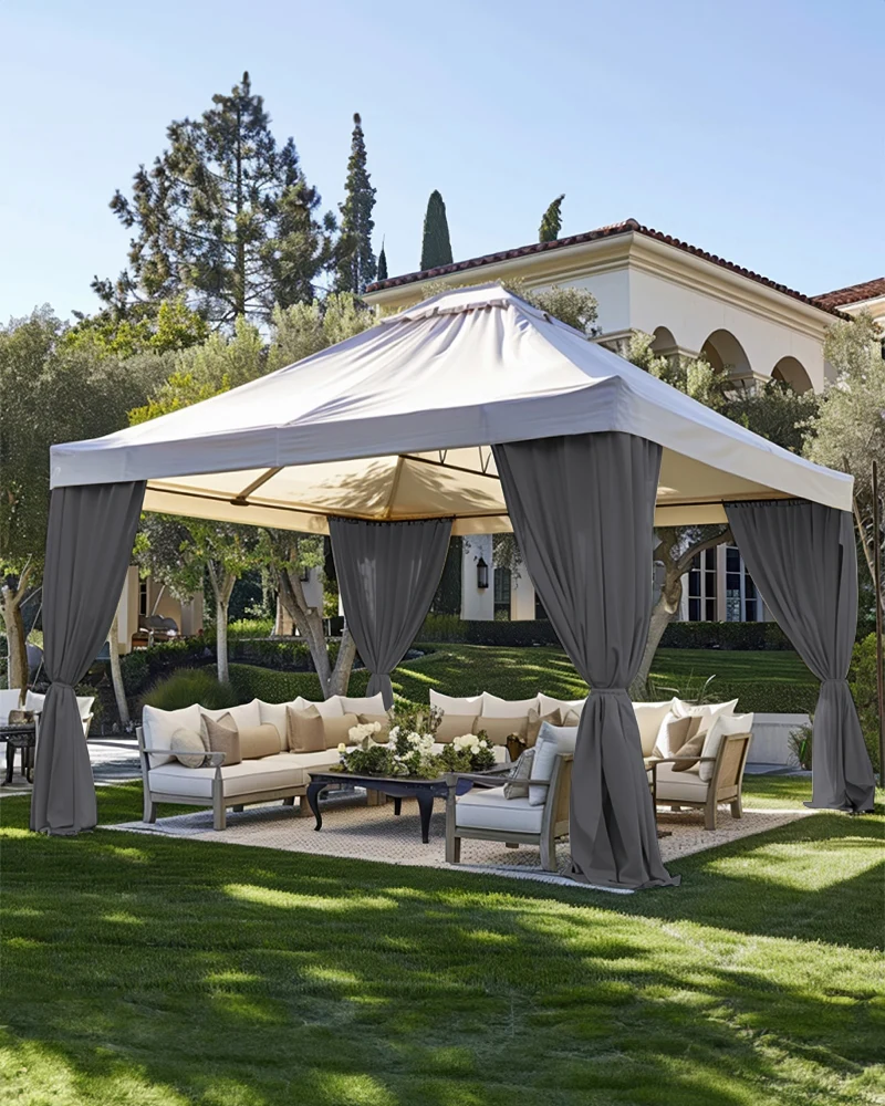 FadeShield™ Canvas Waterproof Lightweight Custom Outdoor Curtain