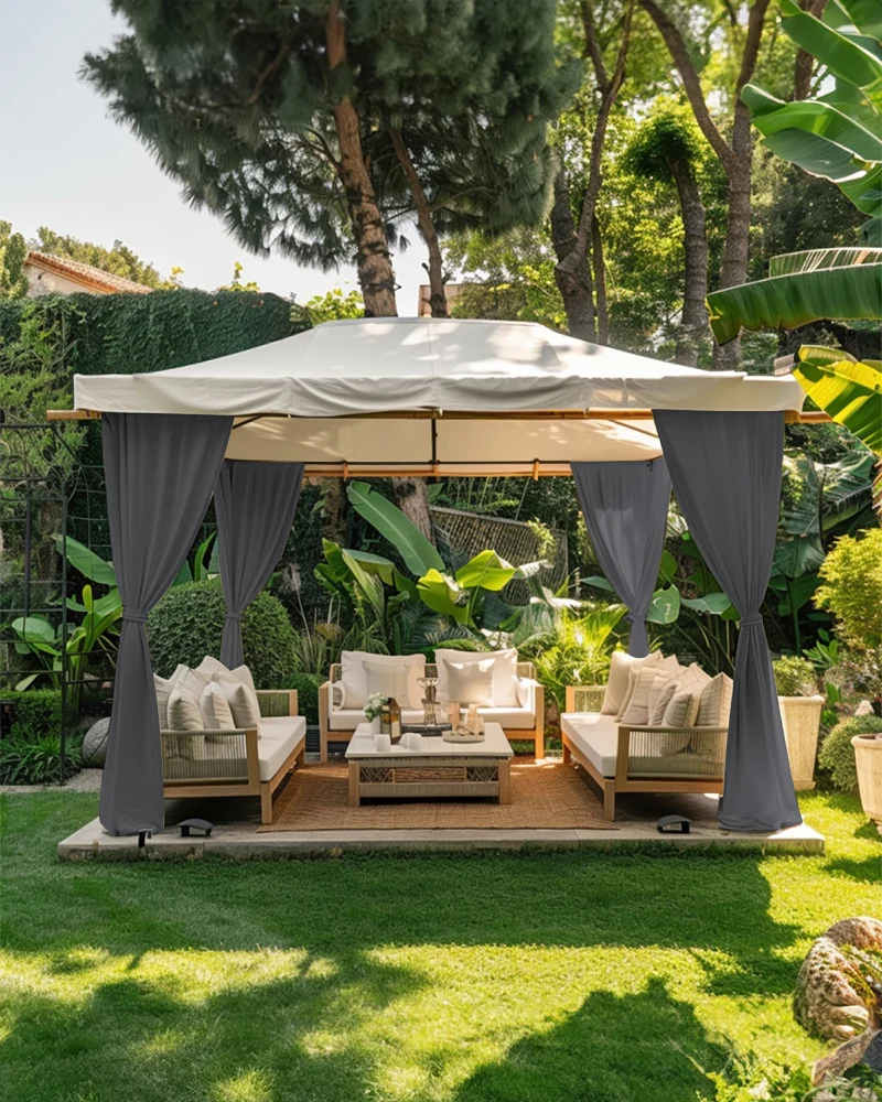 FadeShield™ Canvas Waterproof Lightweight Custom Outdoor Curtain