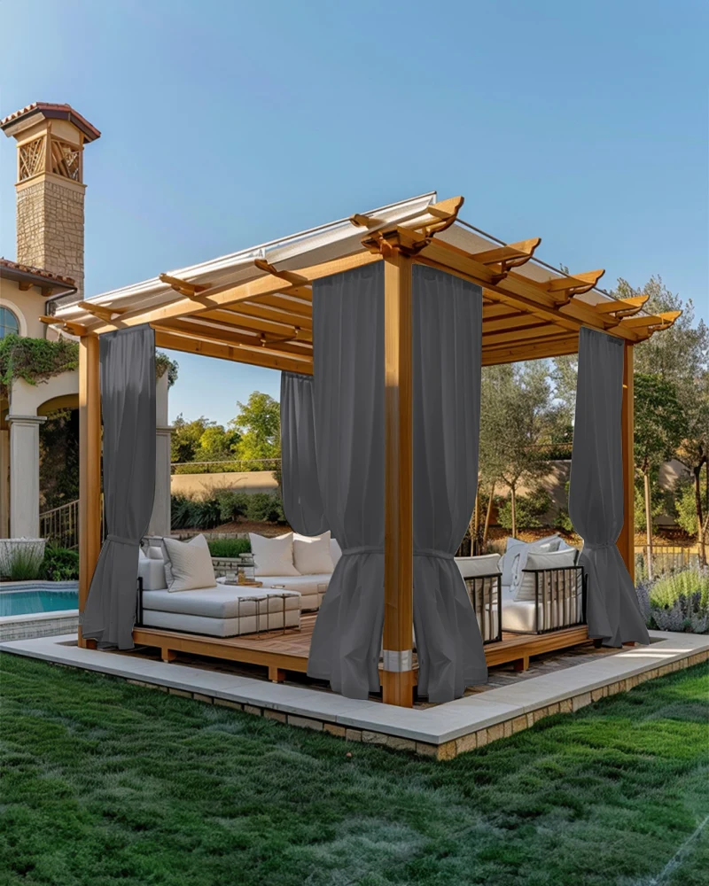 FadeShield™ Canvas Waterproof Lightweight Custom Outdoor Curtain