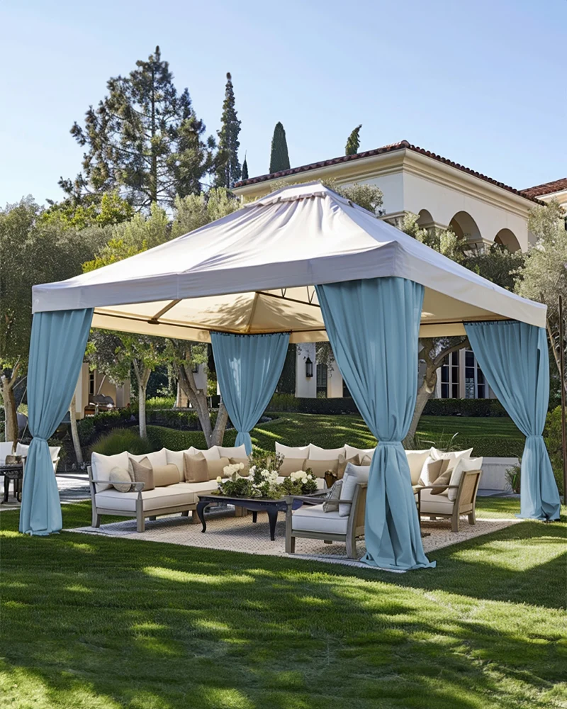 FadeShield™ Canvas Waterproof Lightweight Custom Outdoor Curtain