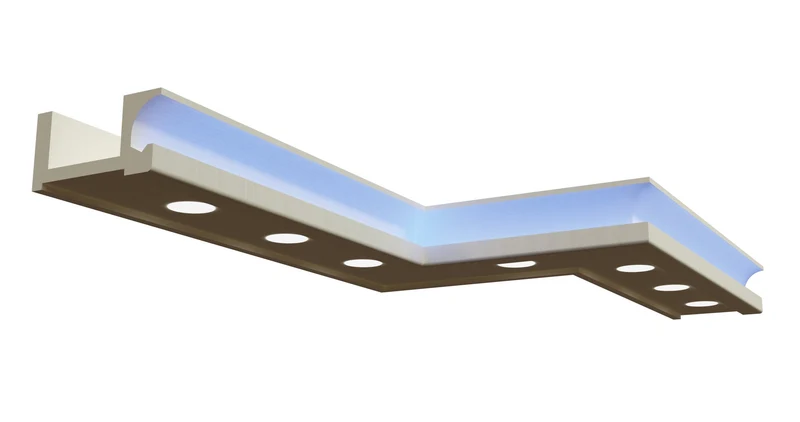 Stuckleisten Spot LED 09