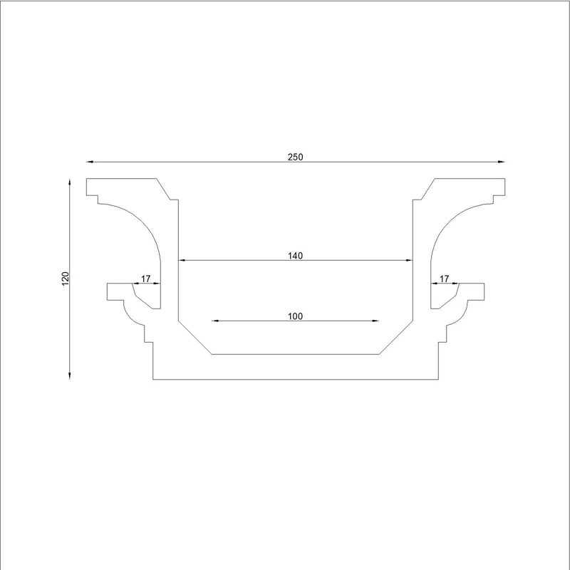 Stuckleisten Spot LED 07