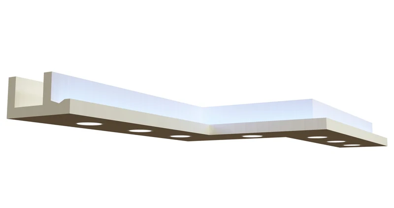 Stuckleisten Spot LED 02
