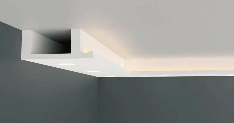 Stuckleisten Spot LED 02
