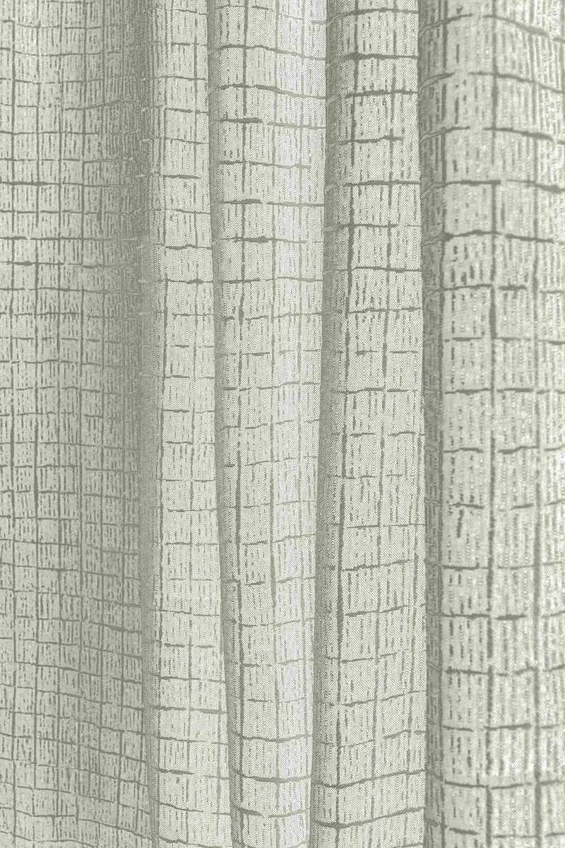 New York Grid Patterned Textured Waterproof Custom Outdoor Curtain