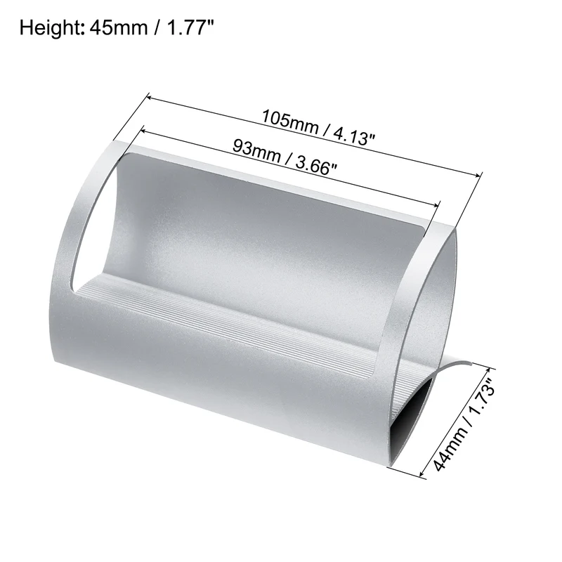 Business Card Holders, Aluminum Name Card Collection Display Stand Organizers for Office Desk