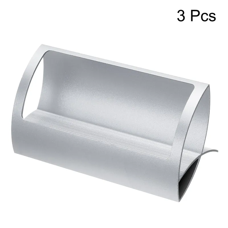 Business Card Holders, Aluminum Name Card Collection Display Stand Organizers for Office Desk