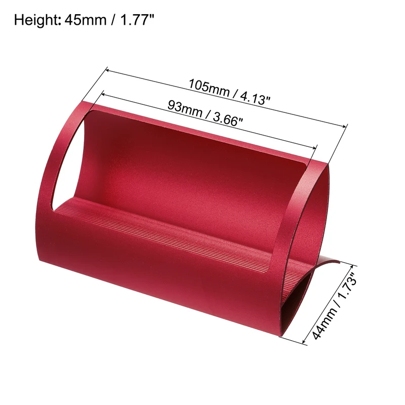 Business Card Holders, Aluminum Name Card Collection Display Stand Organizers for Office Desk