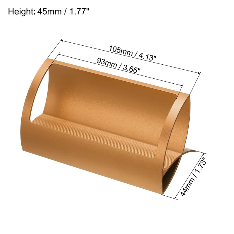 Business Card Holders, Aluminum Name Card Collection Display Stand Organizers for Office Desk