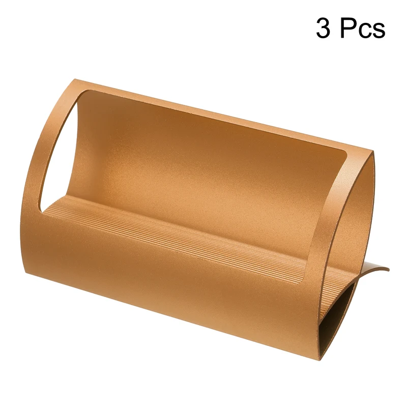 Business Card Holders, Aluminum Name Card Collection Display Stand Organizers for Office Desk