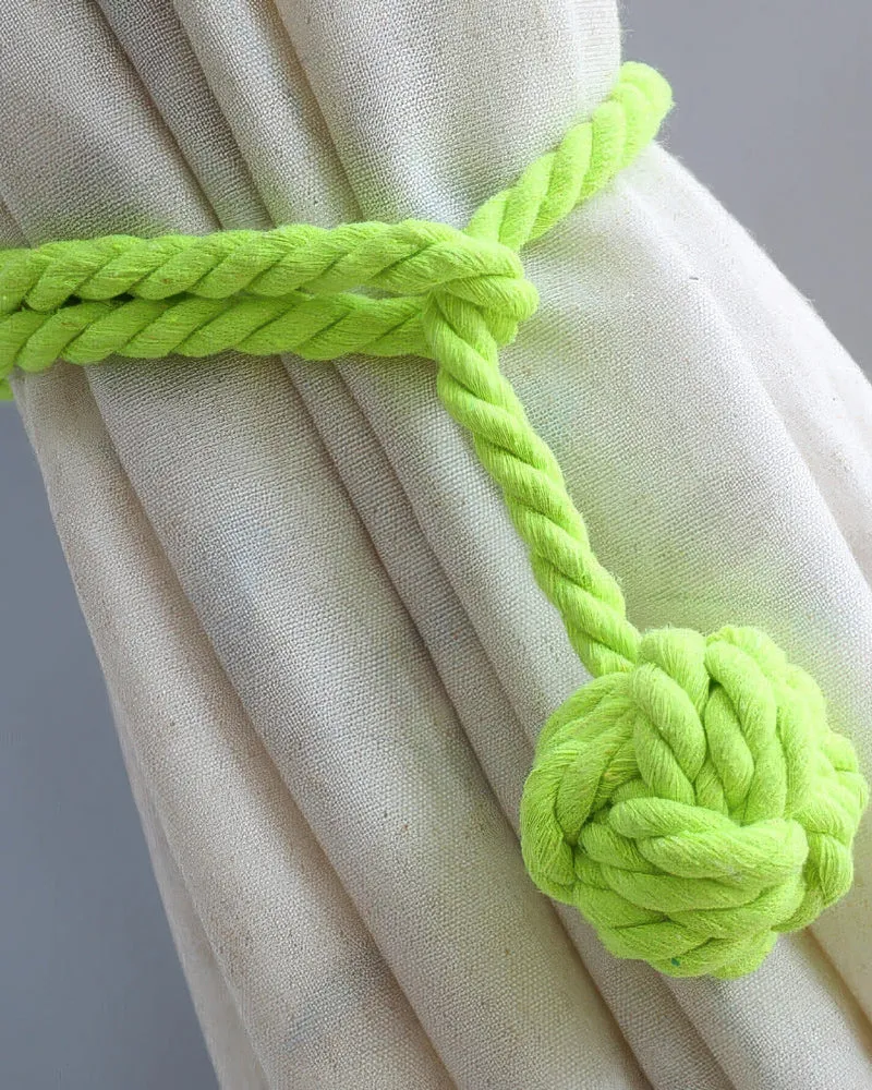 Woven Ball Curtain Tieback