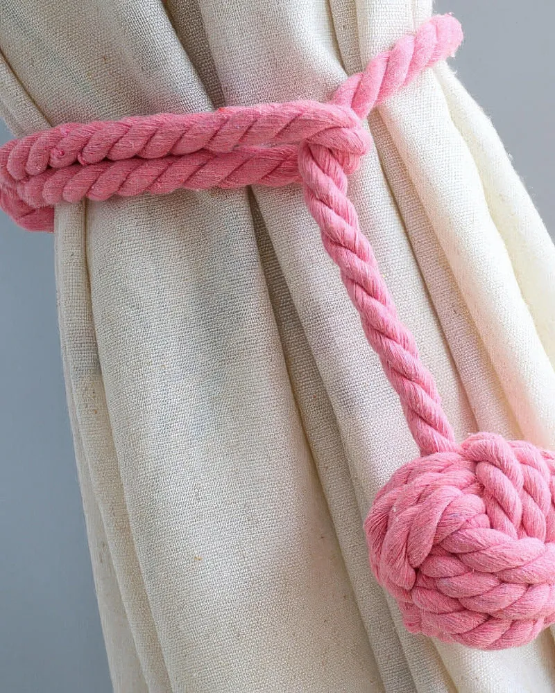Woven Ball Curtain Tieback