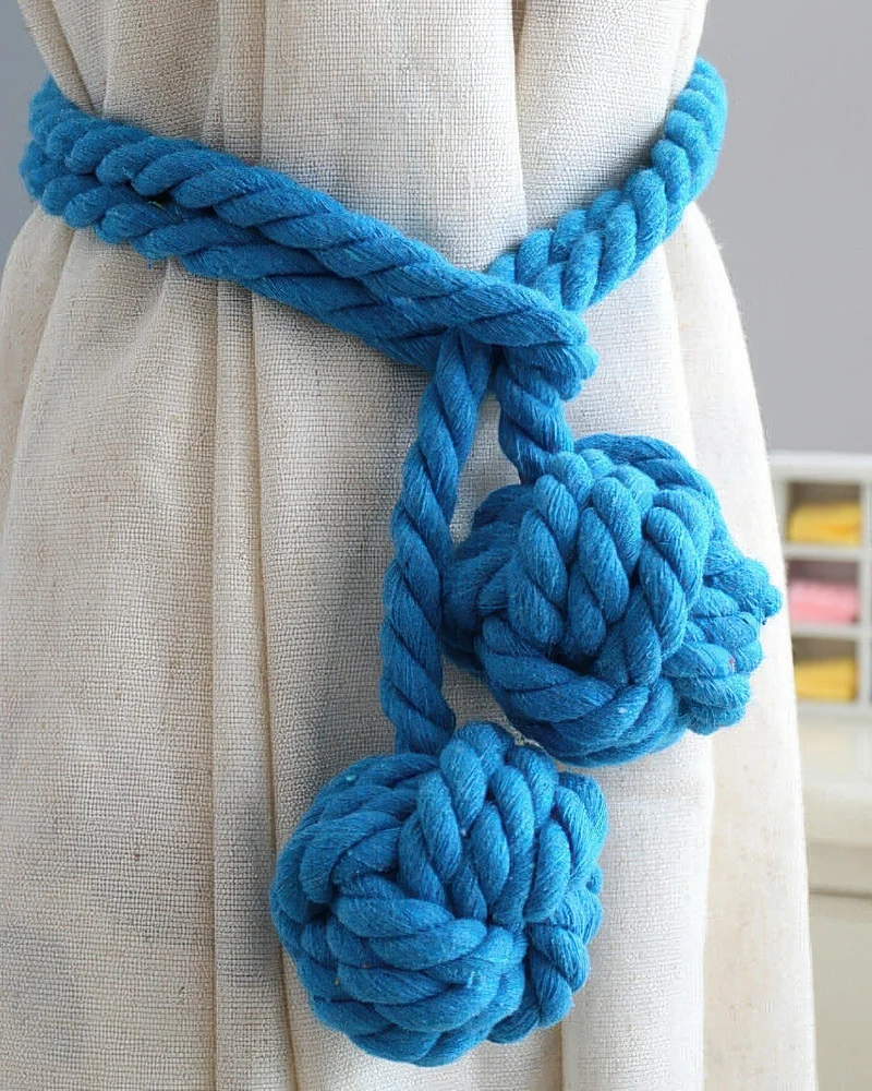 Woven Ball Curtain Tieback