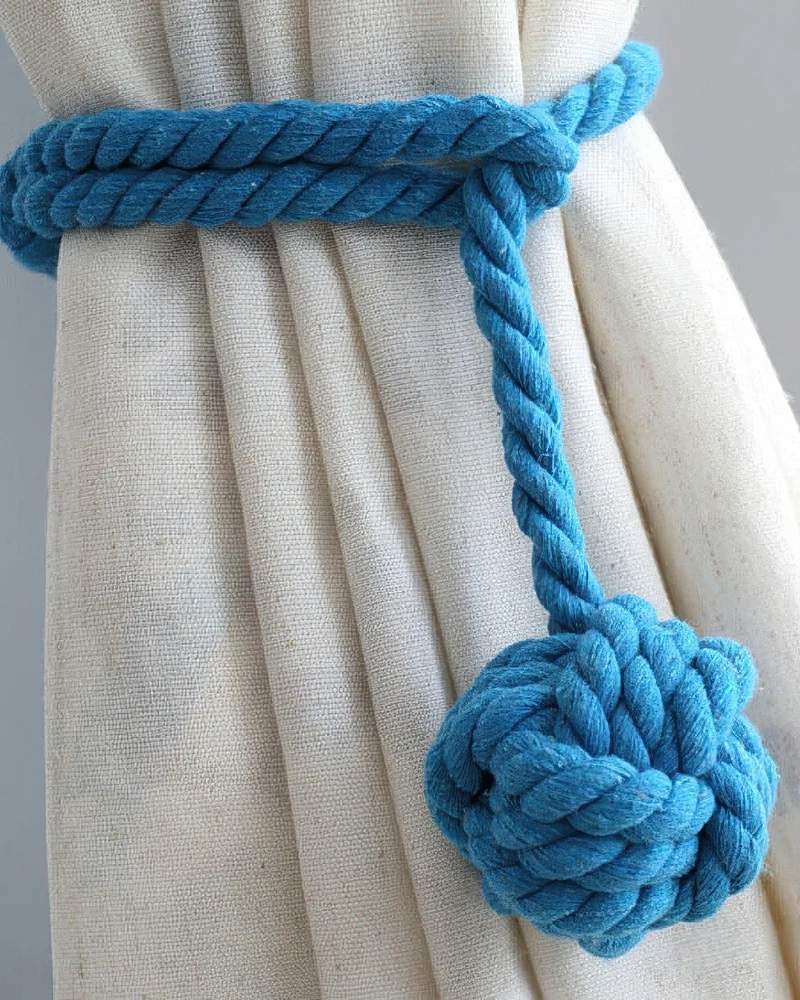 Woven Ball Curtain Tieback