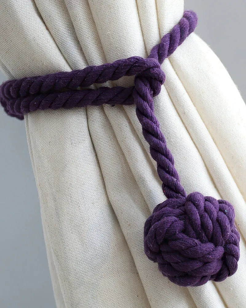 Woven Ball Curtain Tieback