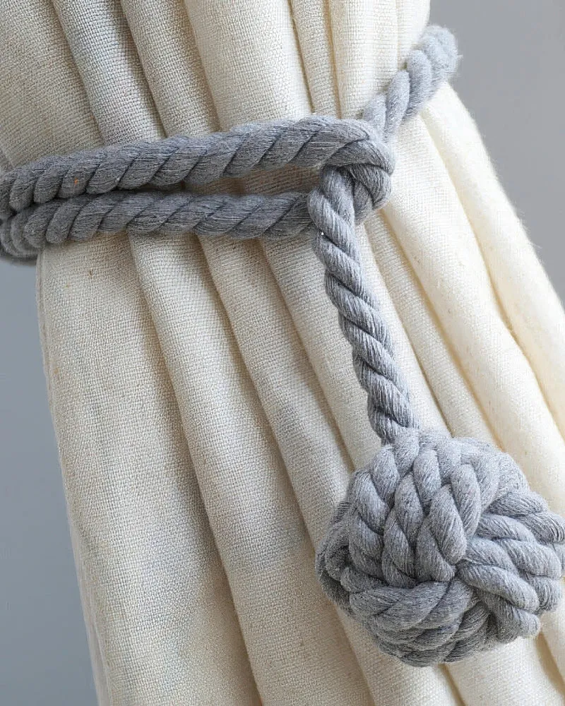 Woven Ball Curtain Tieback