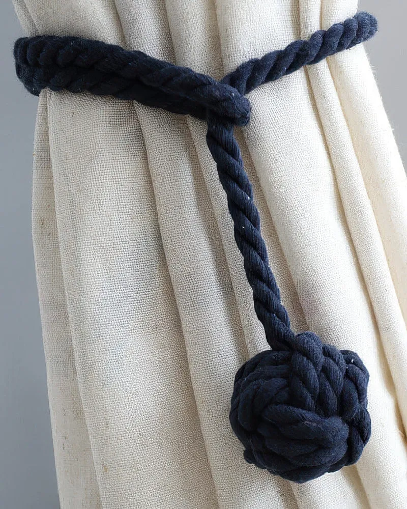 Woven Ball Curtain Tieback