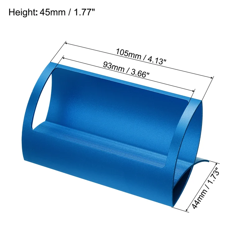 Business Card Holder, Aluminum Name Card Collection Display Stand Organizer for Office Desk