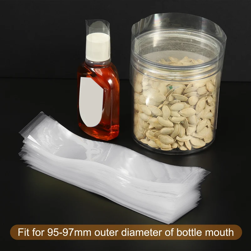 Perforated Shrink Bands, PVC Heat Shrink Wrap Bands for Jars Cans