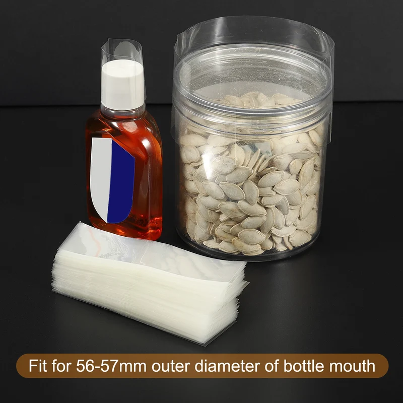 Perforated Shrink Bands, PVC Heat Shrink Wrap Bands for Jars Cans