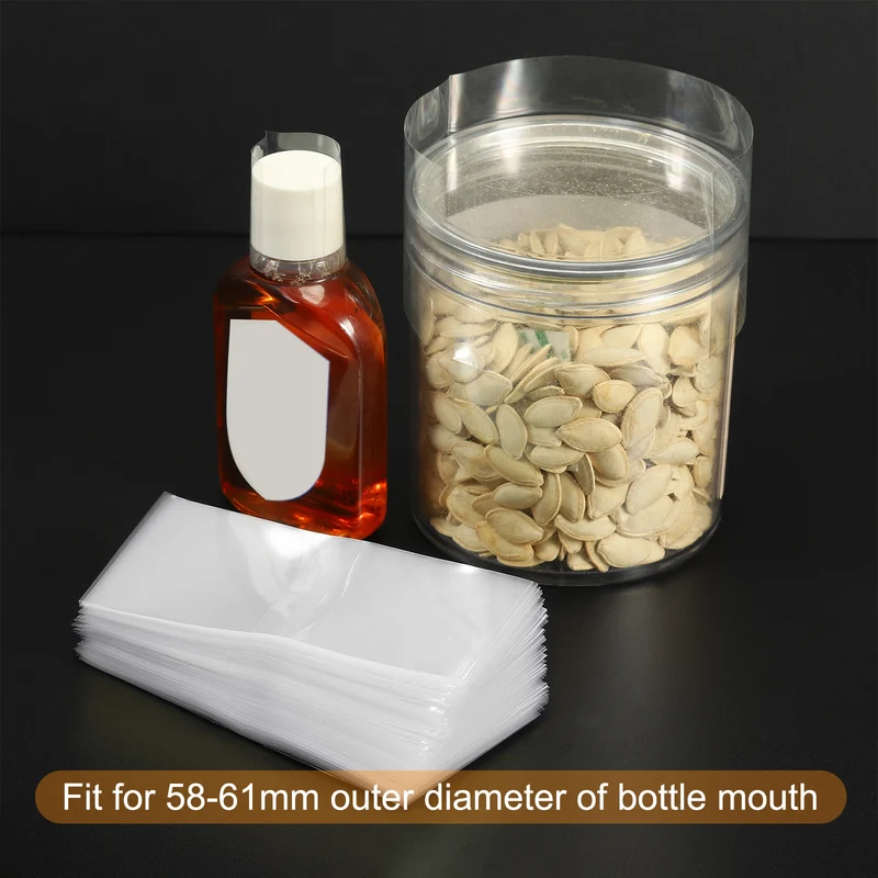 Perforated Shrink Bands, PVC Heat Shrink Wrap Bands for Jars Cans