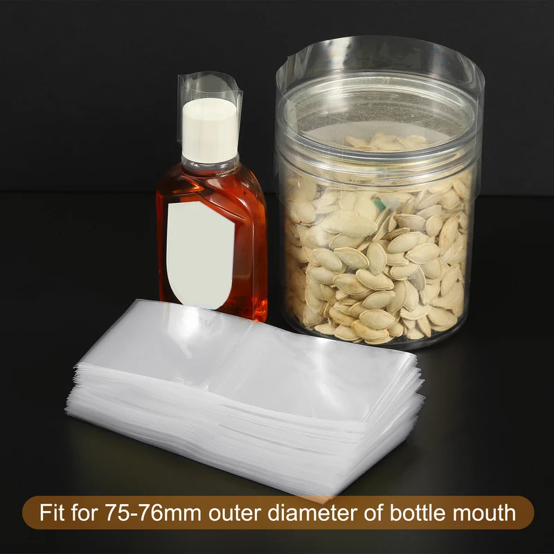 Perforated Shrink Bands, PVC Heat Shrink Wrap Bands for Jars Cans