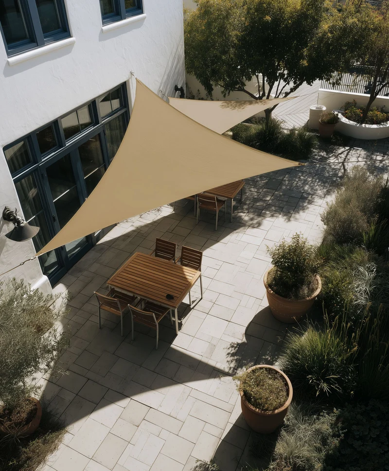 UVShield™ Waterproof Custom Triangle Sun Shade Sail