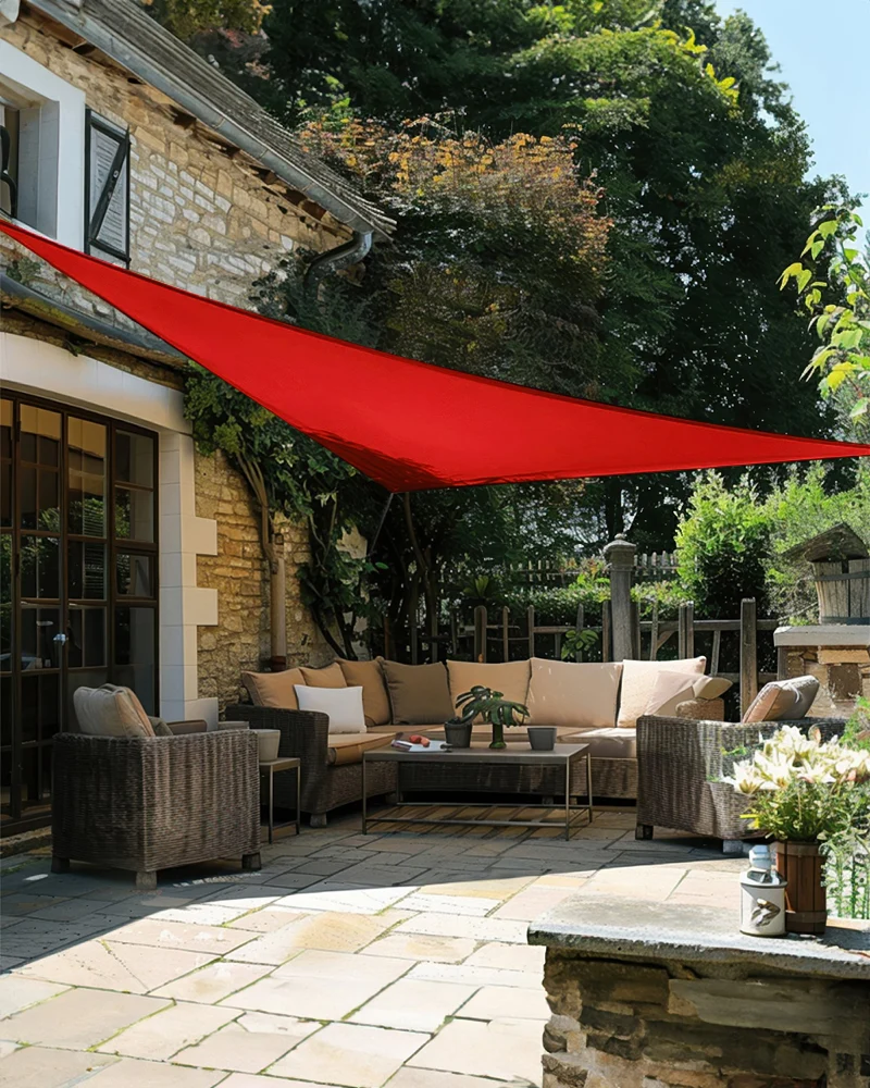 UVShield™ Waterproof Custom Triangle Sun Shade Sail