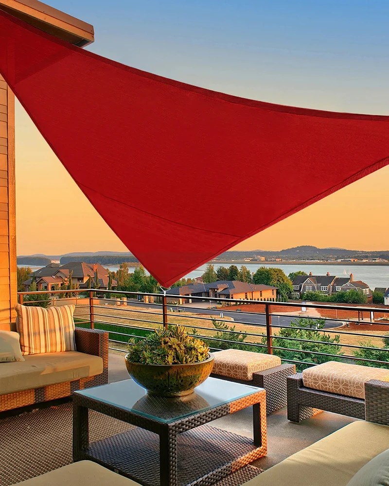 UVShield™ Waterproof Custom Triangle Sun Shade Sail
