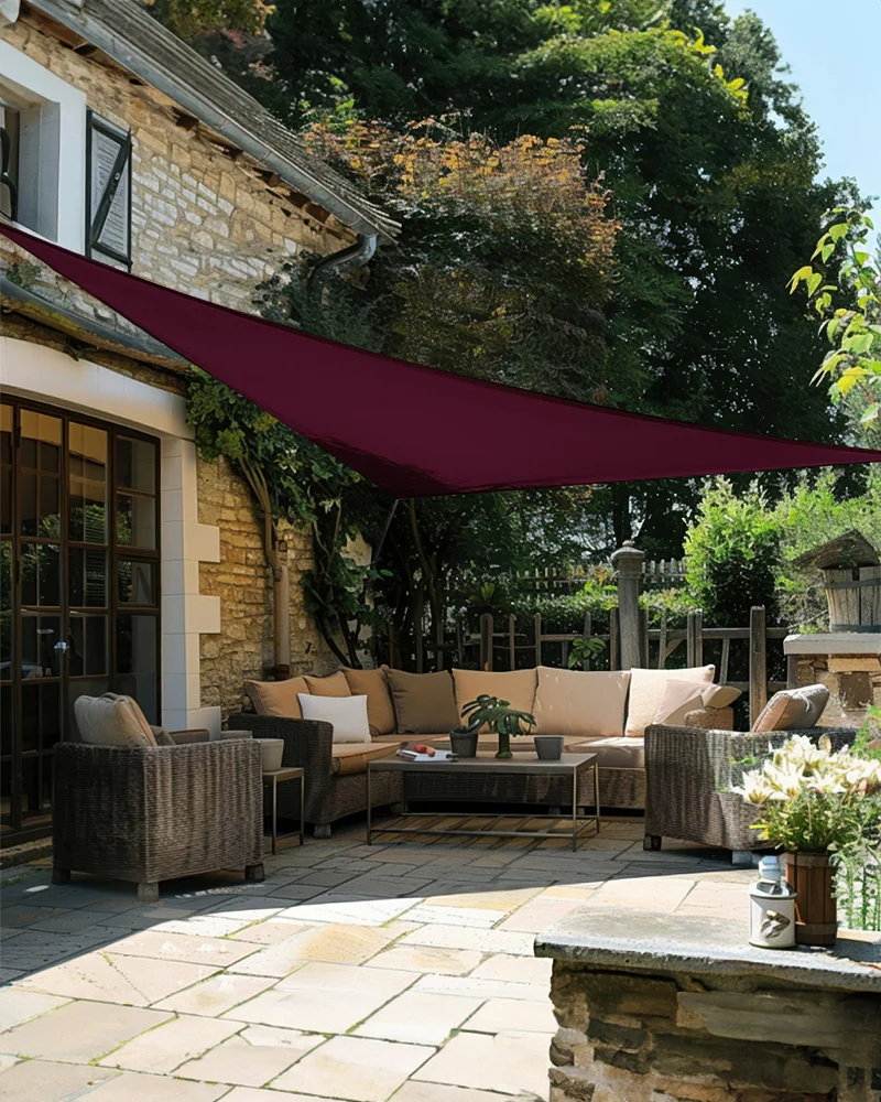 UVShield™ Waterproof Custom Triangle Sun Shade Sail