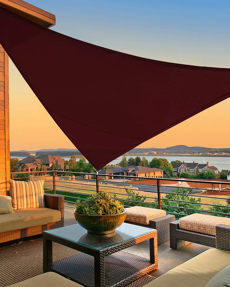 UVShield™ Waterproof Custom Triangle Sun Shade Sail