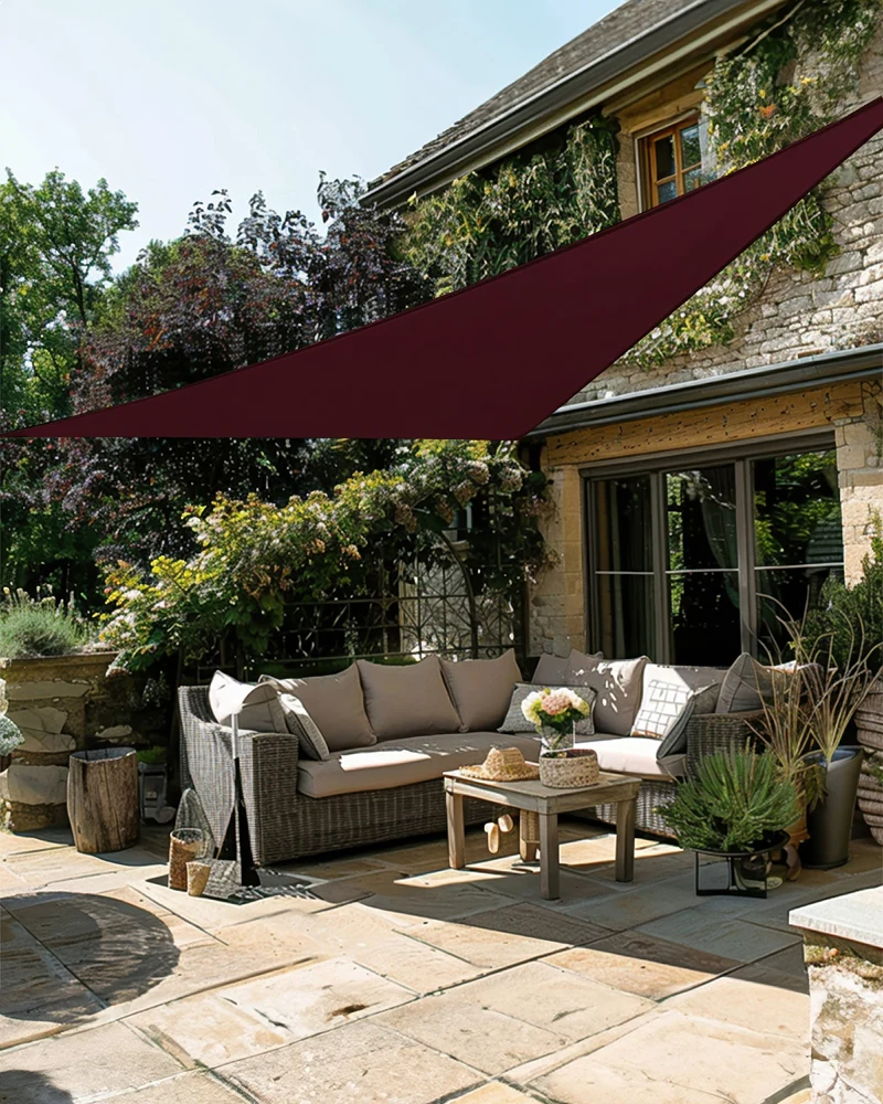 UVShield™ Waterproof Custom Triangle Sun Shade Sail