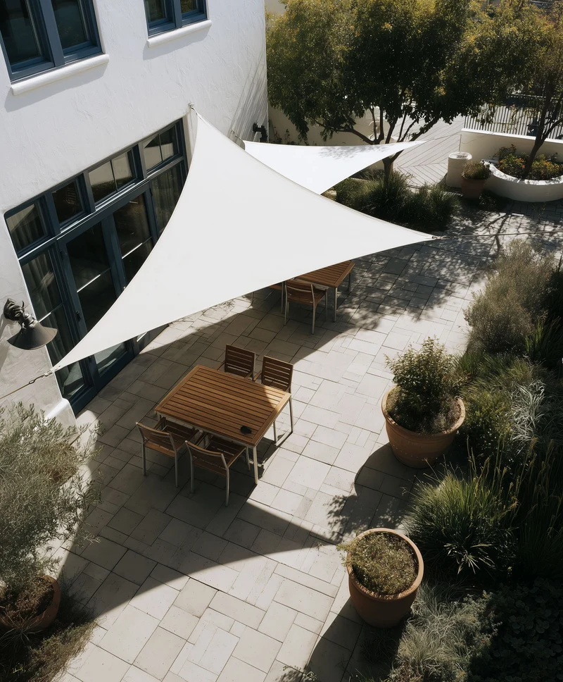 UVShield™ Waterproof Custom Triangle Sun Shade Sail
