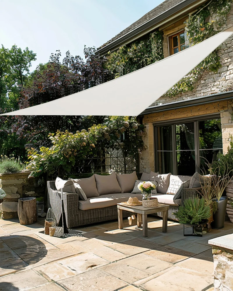UVShield™ Waterproof Custom Triangle Sun Shade Sail