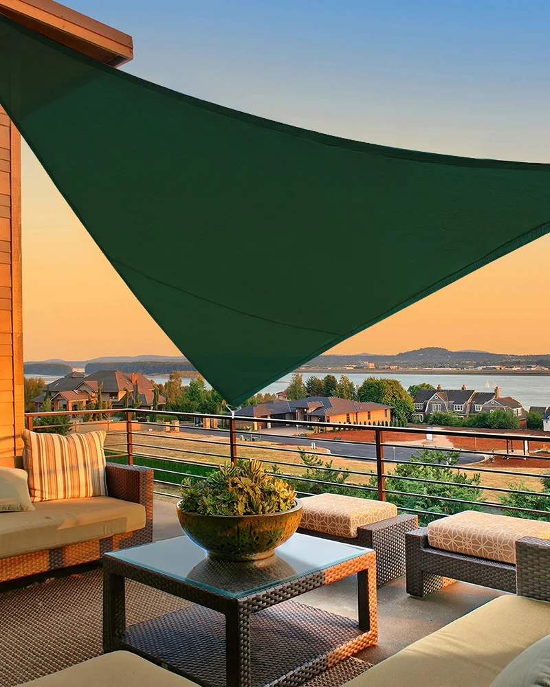 UVShield™ Waterproof Custom Triangle Sun Shade Sail