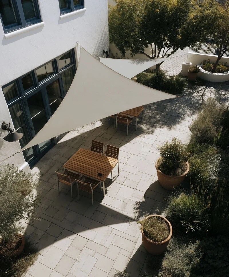 UVShield™ Waterproof Custom Triangle Sun Shade Sail