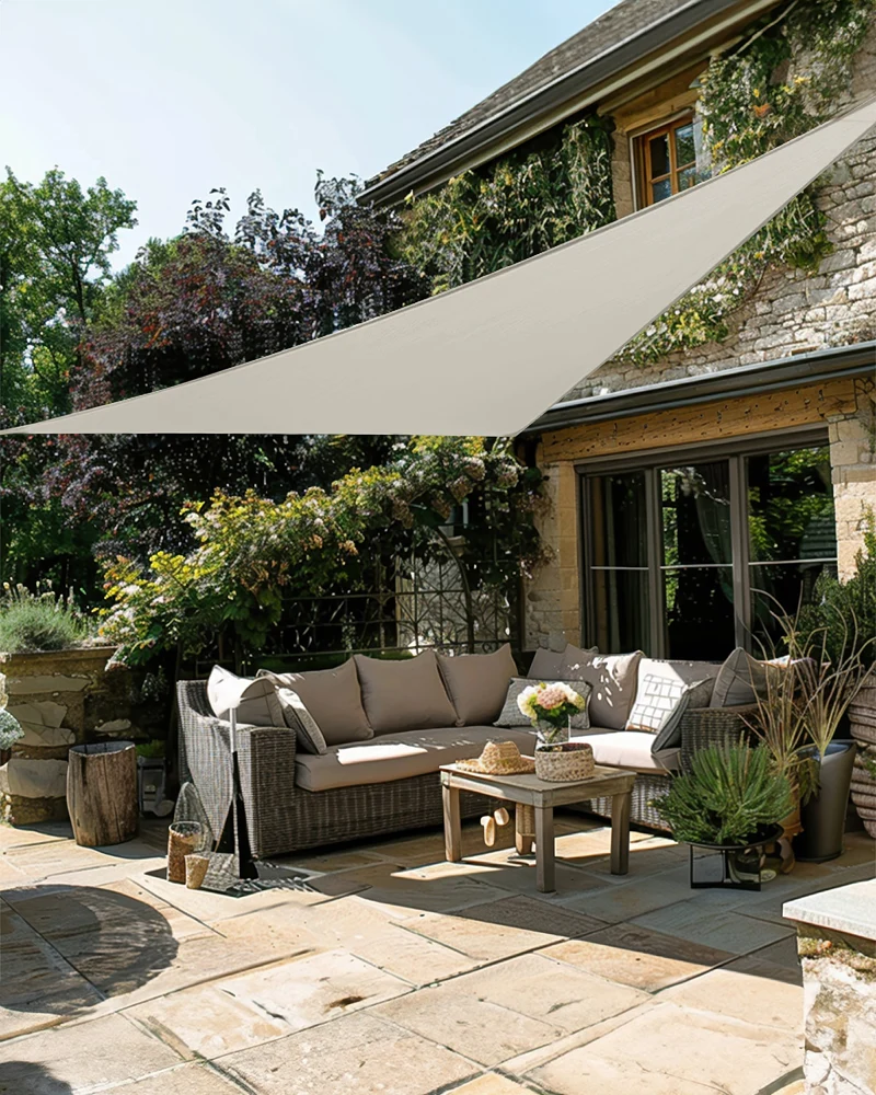 UVShield™ Waterproof Custom Triangle Sun Shade Sail